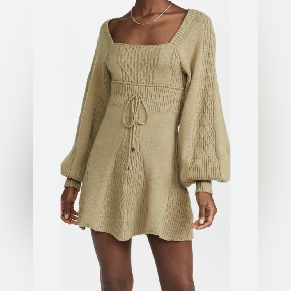 Free People Emmaline sweater mini dress size XS NWT